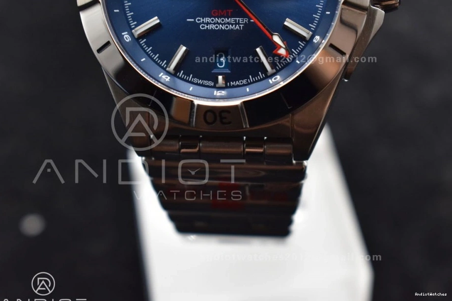 A Automatic 526 OdorResistant Factory On GMT Best Dial 40mm Breitling Blue Bracelet BLS 1:1 Edition SS Chronomat 0710